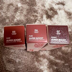 Make Up For Ever Super Boost Lip Gloss Bundle of 3 in 05, 06, and 07